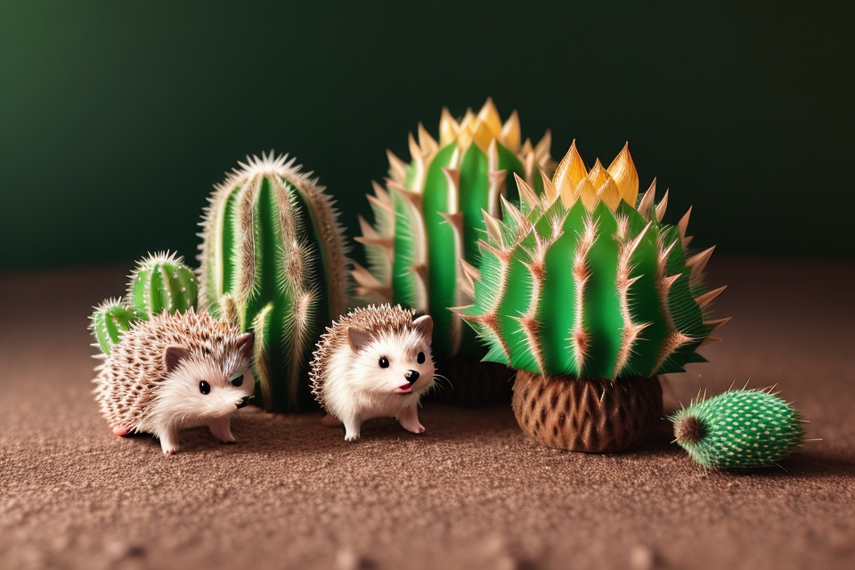 Der Igel und der Kaktus