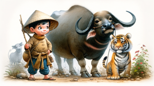 Der schlaue Bauer und der Tiger, eine vietnamesische Fabel