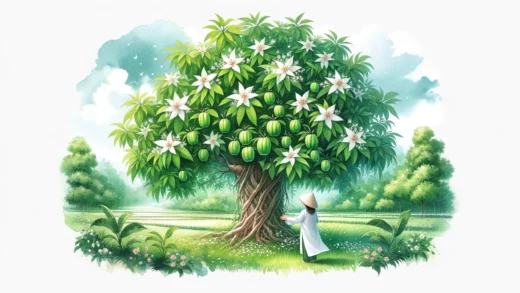 Die Legende des Sternäpfelbaums